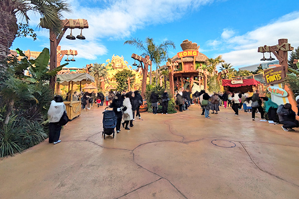 ドンキーコングのクレイジートロッコの入り口