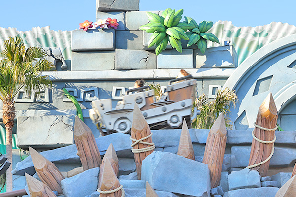 ドンキーコングのクレイジートロッコの入り口